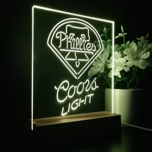 Philadelphia Phillies Coors Light LED Desk Light