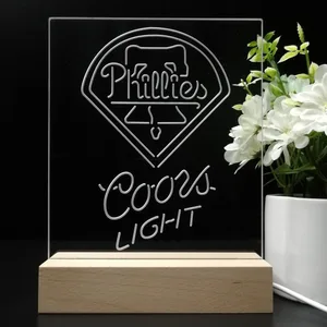 Philadelphia Phillies Coors Light LED Desk Light