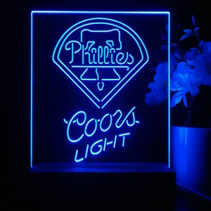 Philadelphia Phillies Coors Light LED Desk Light
