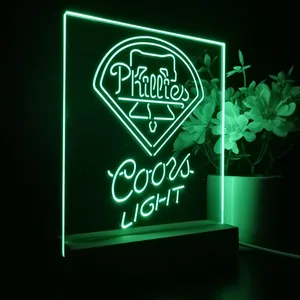 Philadelphia Phillies Coors Light LED Desk Light