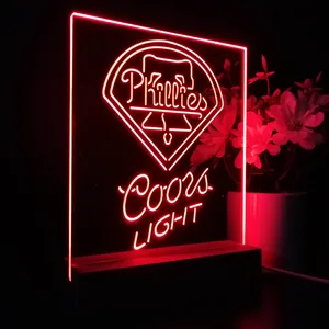Philadelphia Phillies Coors Light LED Desk Light