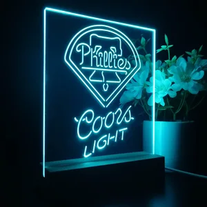 Philadelphia Phillies Coors Light LED Desk Light