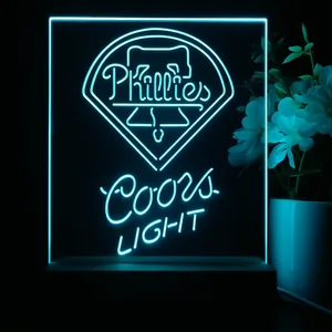 Philadelphia Phillies Coors Light LED Desk Light