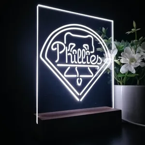 Philadelphia Phillies Logo 1 LED Desk Light