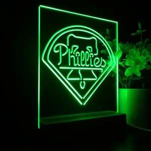 Philadelphia Phillies Logo 1 LED Desk Light