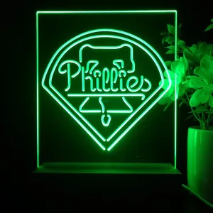 Philadelphia Phillies Logo 1 LED Desk Light