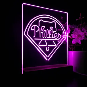 Philadelphia Phillies Logo 1 LED Desk Light