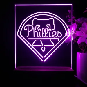 Philadelphia Phillies Logo 1 LED Desk Light