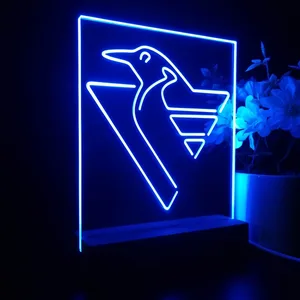 Pittsburgh Penguins Logo 1 LED Desk Light - Legacy Edition