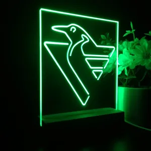 Pittsburgh Penguins Logo 1 LED Desk Light - Legacy Edition