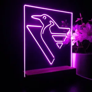 Pittsburgh Penguins Logo 1 LED Desk Light - Legacy Edition