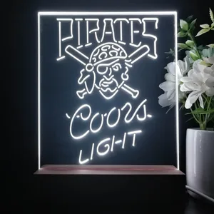 Pittsburgh Pirates Coors Light LED Desk Light - Legacy Edition