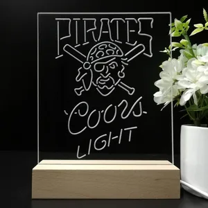 Pittsburgh Pirates Coors Light LED Desk Light - Legacy Edition