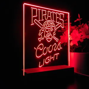 Pittsburgh Pirates Coors Light LED Desk Light - Legacy Edition