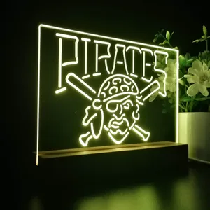 Pittsburgh Pirates Logo 1 LED Desk Light - Legacy Edition
