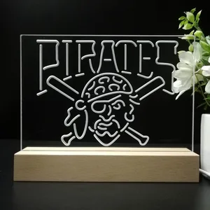 Pittsburgh Pirates Logo 1 LED Desk Light - Legacy Edition