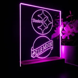 Pittsburgh Steelers Blue Moon LED Desk Light