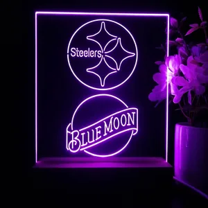 Pittsburgh Steelers Blue Moon LED Desk Light