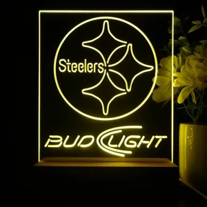 Pittsburgh Steelers Bud Light LED Desk Light
