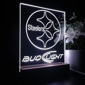 Pittsburgh Steelers Bud Light LED Desk Light