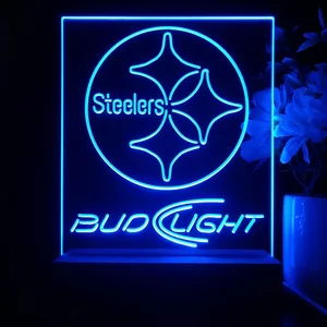 Pittsburgh Steelers Bud Light LED Desk Light