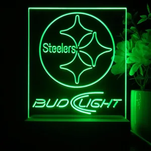 Pittsburgh Steelers Bud Light LED Desk Light
