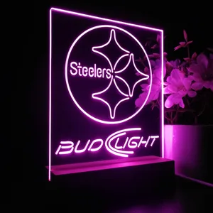 Pittsburgh Steelers Bud Light LED Desk Light