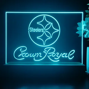 Pittsburgh Steelers Crown Royal LED Desk Light