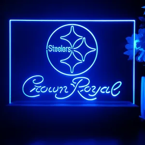 Pittsburgh Steelers Crown Royal LED Desk Light