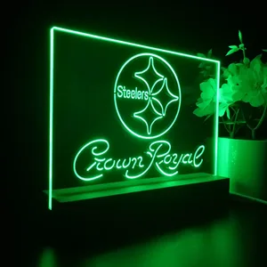 Pittsburgh Steelers Crown Royal LED Desk Light