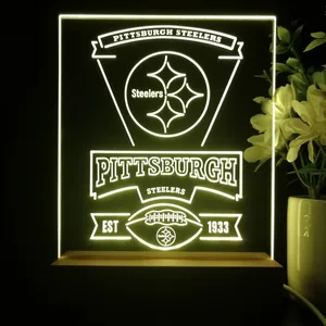 Pittsburgh Steelers EST 1933 LED Desk Light
