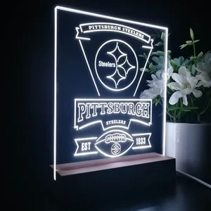 Pittsburgh Steelers EST 1933 LED Desk Light