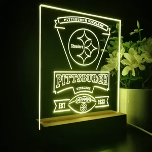 Pittsburgh Steelers EST 1933 LED Desk Light