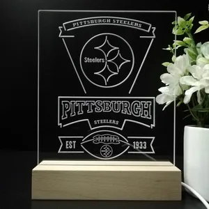 Pittsburgh Steelers EST 1933 LED Desk Light