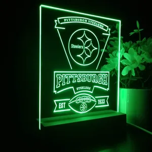 Pittsburgh Steelers EST 1933 LED Desk Light