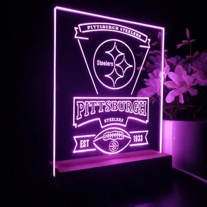 Pittsburgh Steelers EST 1933 LED Desk Light