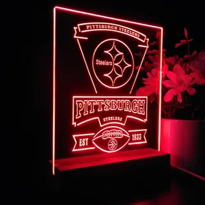 Pittsburgh Steelers EST 1933 LED Desk Light