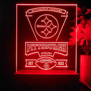 Pittsburgh Steelers EST 1933 LED Desk Light