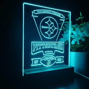Pittsburgh Steelers EST 1933 LED Desk Light
