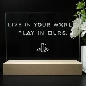 PlayStation Live In Your World Play In Ours LED Desk Light