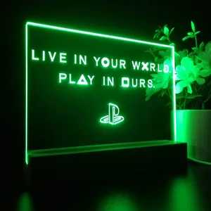 PlayStation Live In Your World Play In Ours LED Desk Light