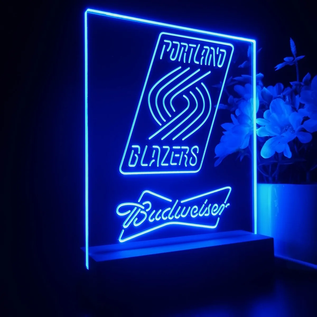 Portland Trail Blazers Budweiser LED Desk Light