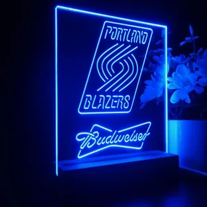 Portland Trail Blazers Budweiser LED Desk Light