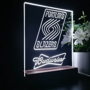 Portland Trail Blazers Budweiser LED Desk Light