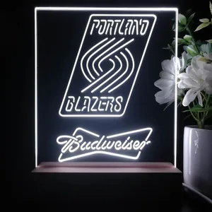 Portland Trail Blazers Budweiser LED Desk Light