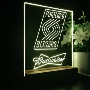 Portland Trail Blazers Budweiser LED Desk Light