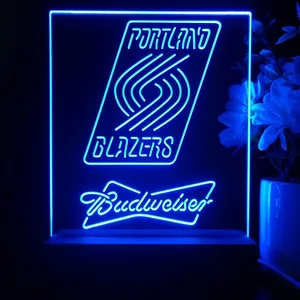 Portland Trail Blazers Budweiser LED Desk Light