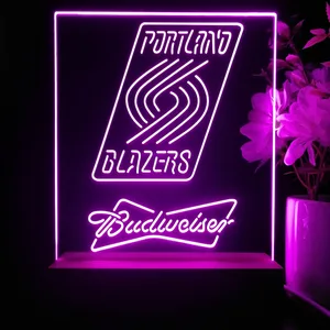 Portland Trail Blazers Budweiser LED Desk Light