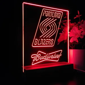 Portland Trail Blazers Budweiser LED Desk Light