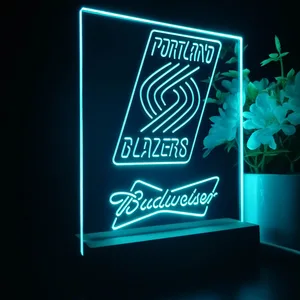 Portland Trail Blazers Budweiser LED Desk Light